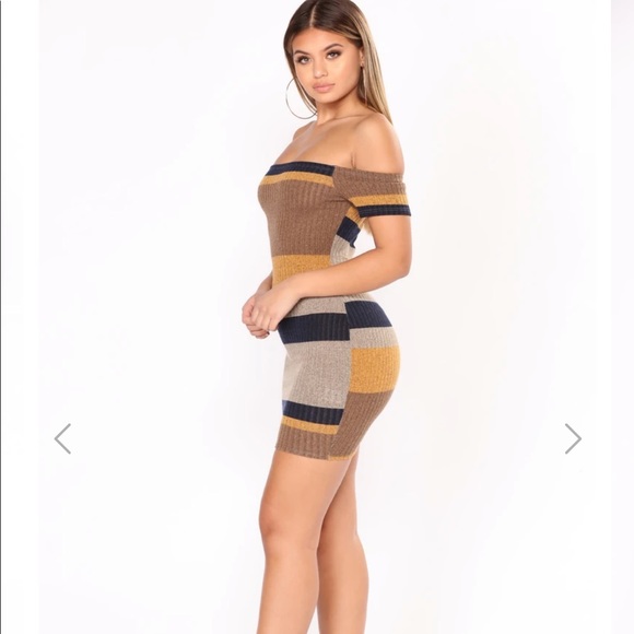 Fashion nova Sweet Tea Stripe Dress - Picture 1 of 3